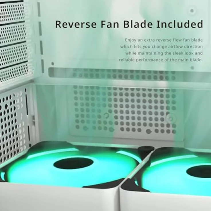 APNX FP2-120 PWM Gehäuselüfter, ARGB - 120mm, weiß – Bild 5