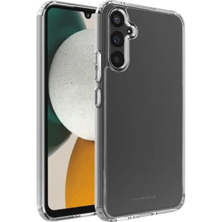 Vivanco Safe and Steady Mantelhülle für Samsung Galaxy A34 5G, Anti Shock Cover, transparent