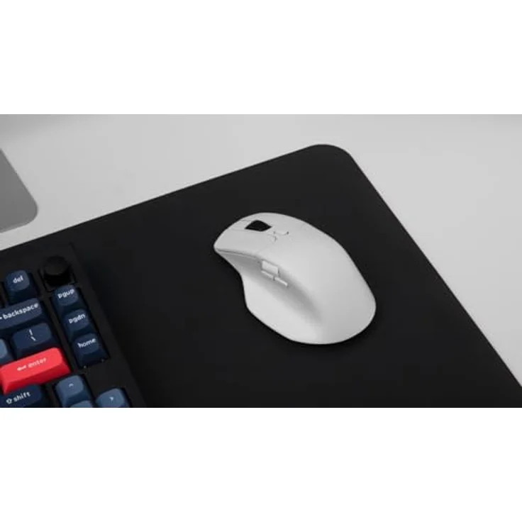 Keychron M6 4000 Hz Kabellose optische Maus Bluetooth 5.1/2.4 GHz/USB, Leichtgewicht 78g, programmierbar, PixArt 3395 Sensor mit bis zu 26K DPI/ 650 IPS für Windows Mac Linux - Weiß - Preisvergleich – Bild 4