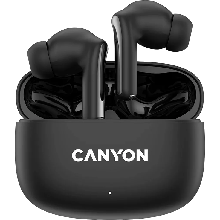 CANYON In-Ear Kopfhörer OnGo 9, Black, Bluetooth 5.3, Umgebungsgeräuschunterdrückung, Vier Mikrofone