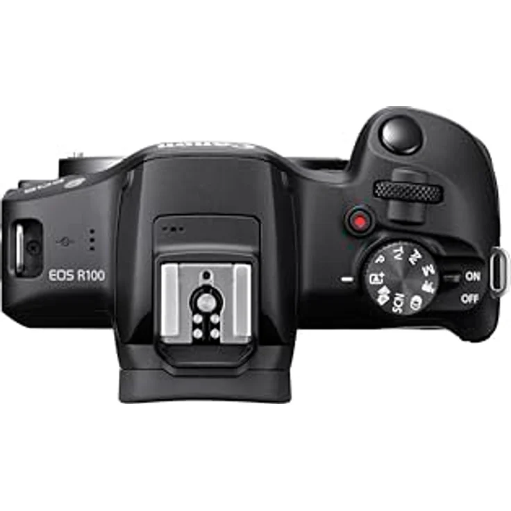 Canon EOS R100 + RF-S 18-45mm F4.5-6.3 IS STM Objektiv + Kameratasche + 64GB SD-Karte, Spiegellose Kamera mit 24,1 MP APS-C Sensor und 4K-Videoaufnahmen, Schwarz – Bild 5