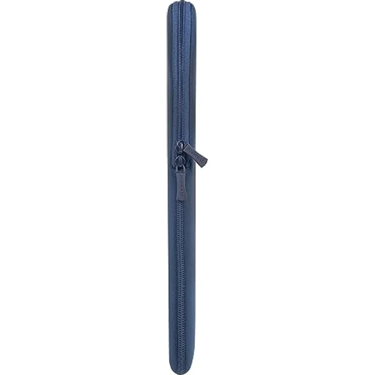 Rivacase vertikale Laptophülle Sleeve, wasserabweisende und stoßfeste Notebooktasche für Laptops bis 15,6 Zoll, ultraleicht und elegant in Dunkelblau – Bild 2