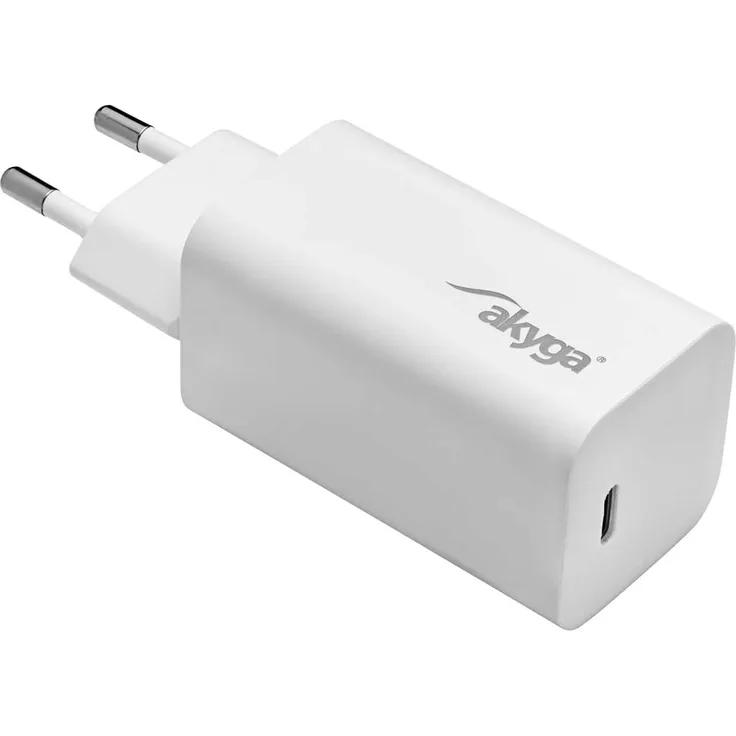 Akyga AK-CH-23, USB-C Ladegerät 65W GaN Schnellladegerät mit Quick Charge und Power Delivery für iPhone und Samsung