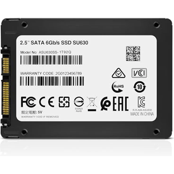 ADATA Ultimate SU630 - Solid-State-Disk - 1.92 TB - intern - 2.5 Zoll (6.4 cm) - SATA 6Gb/s - Schwarz (ASU630SS-1T92Q-R) – Bild 4
