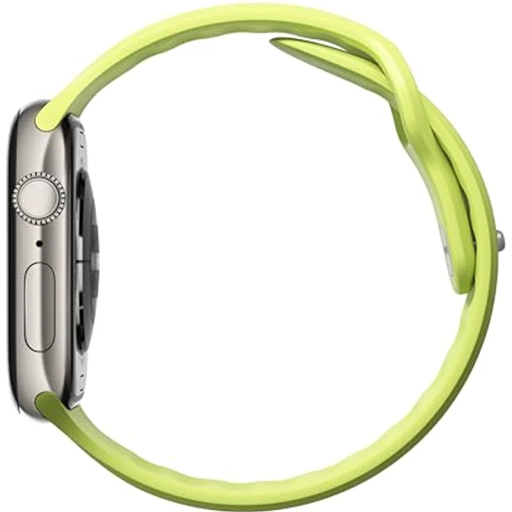 NOMAD Tempo Band für Apple Watch 46mm, wasserfestes und schlankes Sportarmband in Lime – Bild 3