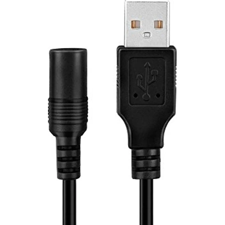 Lade-Kabel USB-Stecker Typ A auf DC-Hohlstecker-Buchse (5,5 x 2,5 mm, 60 cm) – Bild 3