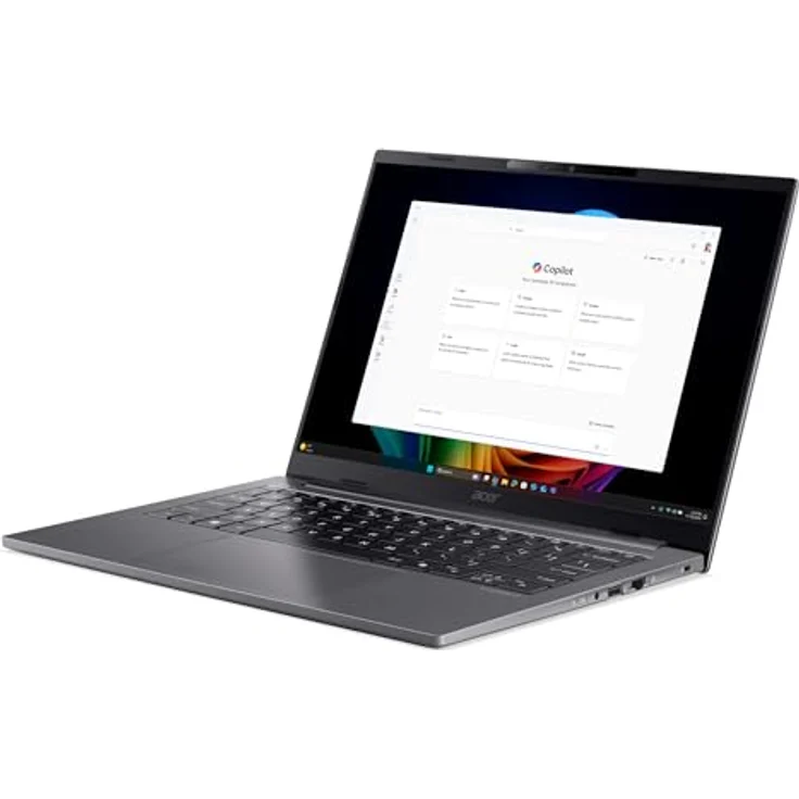Acer TravelMate X4, 14" Notebook mit Intel Core Ultra 5, 32 GB RAM, 2000 GB SSD, WUXGA-Display, Grau – Bild 2