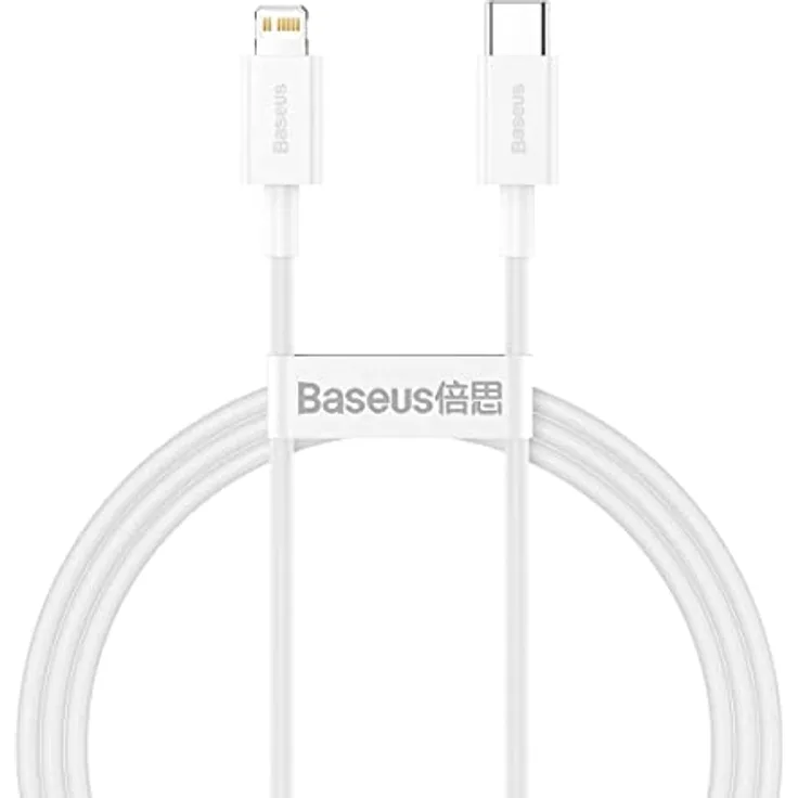 Baseus Cable Superior - Type C to Lightning - PD 20W 1 m (CATLYS-A02) white