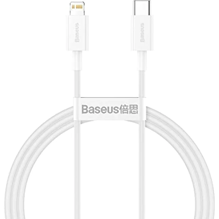Baseus Cable Superior - Type C to Lightning - PD 20W 1 m (CATLYS-A02) white – Bild 1
