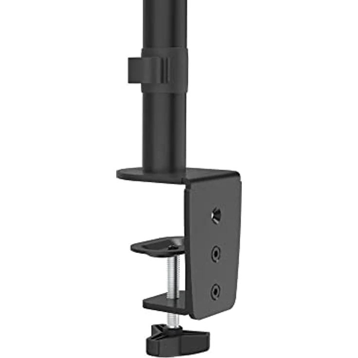 Hama PC-Monitorhalterung '00118489' (Halterung für PC-Monitor 33-81 cm, höhenverstellbar, drehbar, neigbar, Easy-Fix-System) schwarz – Bild 5