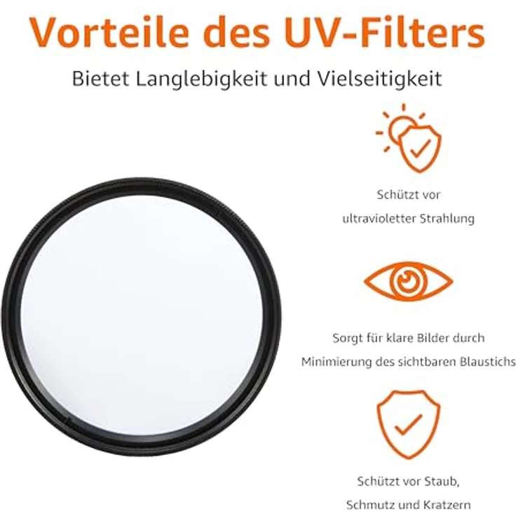 AmazonBasics UV-Sperrfilter - 58mm – Bild 2