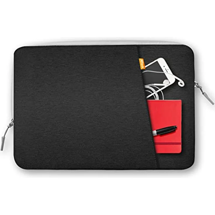 JETech Laptoptasche Hülle für 13,3 Zoll MacBook Air/Pro, 14 Zoll MacBook Pro 2021 M1, 13-13,6 Zoll Notebook, Wasserdicht Laptophülle Stoßfest Laptop Sleeve mit Zubehörtasche (Schwarz) – Bild 3