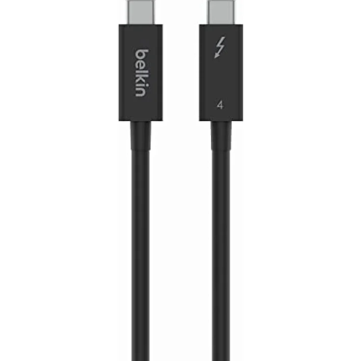 Belkin Thunderbolt 4-Kabel INZ002bt2MBK, USB-C 40Gb/s, 100W, 2m, schwarz – Bild 1
