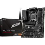 MSI PRO B650-P WiFi Mainboard, ATX - Unterstützt AMD Ryzen 7000 Serie Prozessoren, AM5 - DDR5 Memory Boost 6400+MHz/OC, 2 x PCIe 4.0 x16, 2 x M.2 Gen4, Wi-Fi 6E