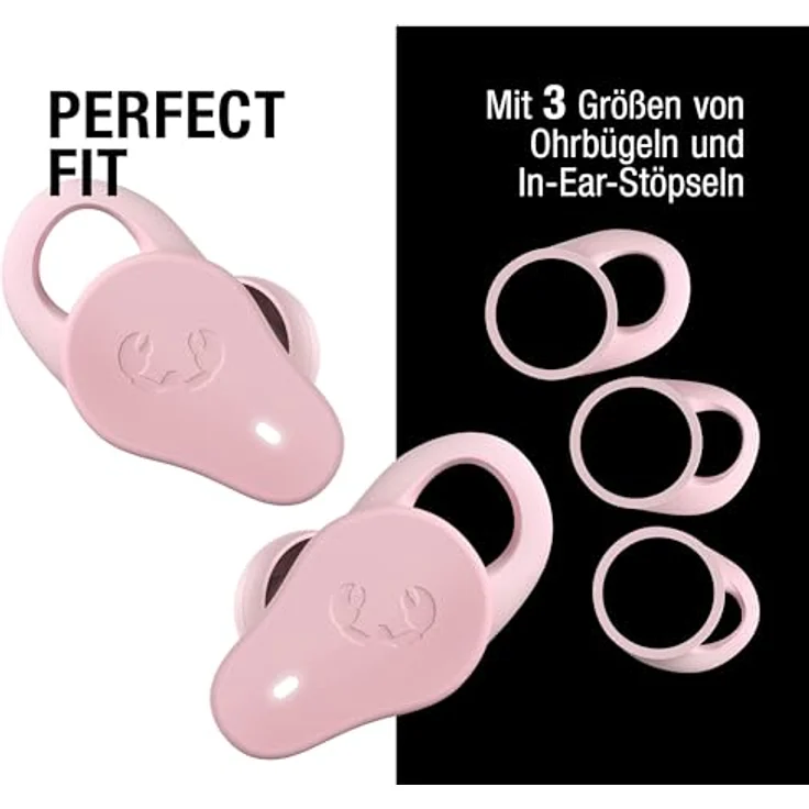 Fresh 'n Rebel Bluetooth®-Ohrhörer "Twins Rush mit Hybrid ANC" TWS Sport Pastel Pink, Kabellose In-Ear Kopfhörer – Bild 5