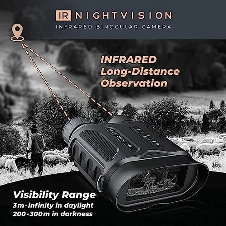 IR NightVision Infrarot-Beobachtungskamera für Tag und Nacht – Bild 4