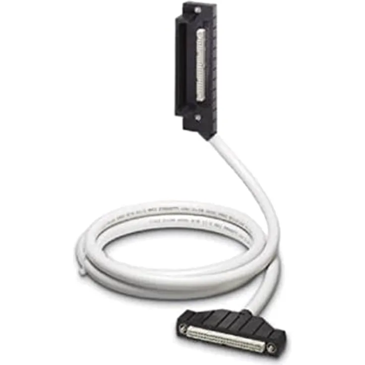 PHOENIX CONTACT FLK 50-PA/EZ-DR/KS/2000/YUC Vergossener Frontadapter mit angeschlagenem Rundkabel & einer beidseitig umspritzten 50-poligen Federleiste zur Anbindung von Yokogawa Steuerungen