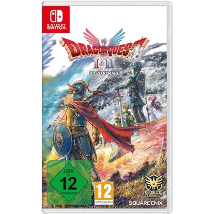 SQUARE ENIX Dragon Quest I & II HD-2D Remake, Rollenspiel für Nintendo Switch, USK 12