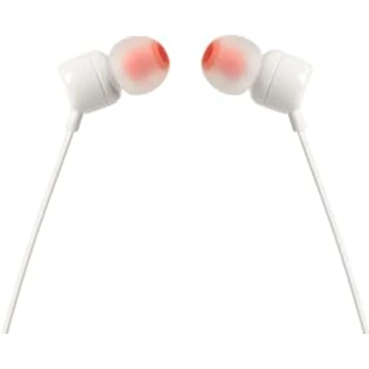 JBL TUNE 160, In-ear Kopfhörer mit JBL Pure Bass Sound und 3-Tasten-Fernbedienung, Weiß – Bild 2