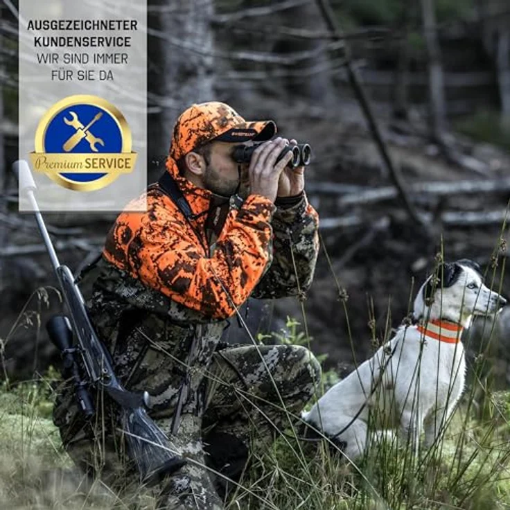 Steiner Jagd-Fernglas Observer 10x42 - Deutsche Marken-Qualität, 10 Jahre Garantie, leichtes Dachkantdesign, kompakt, robust, 10-Fach Zoom – Bild 5