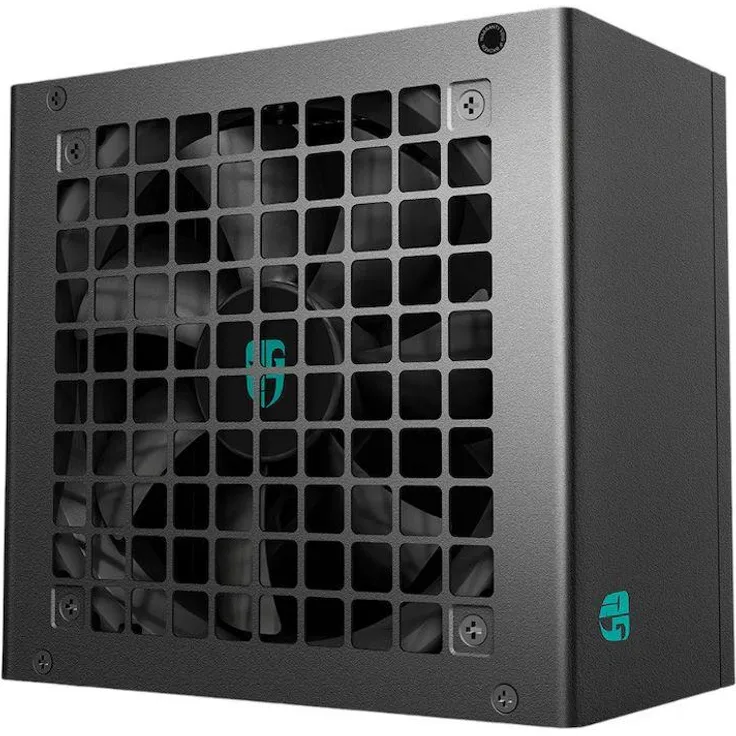 Deepcool PF600X 600W 80 PLUS Bronze PSU, PC Netzteil mit aktiver Kühlung und umfangreicher Anschlussvielfalt, Schwarz