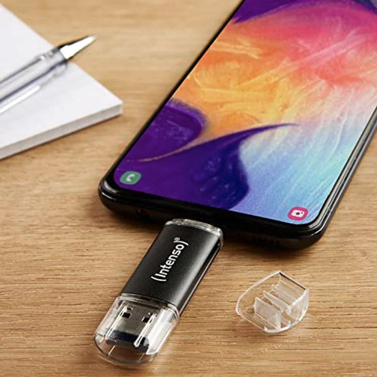 Intenso Twist Line - USB-Flash-Laufwerk - 64GB - USB 3.2 Gen 1 - USB-C - Anthrazit (3539490) – Bild 4