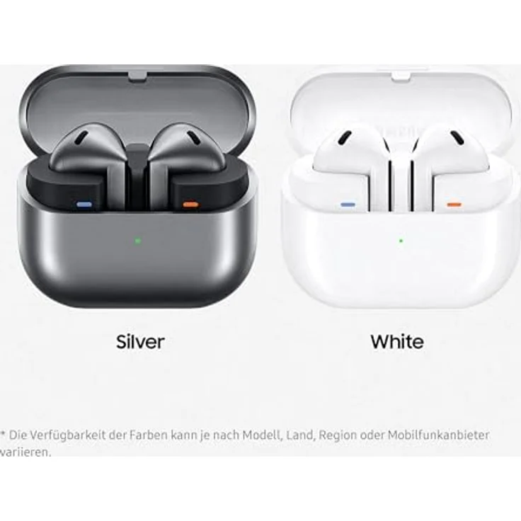 Samsung Galaxy Buds3 Kabellose Bluetooth-Kopfhörer mit Active Noise Cancelling (ANC), Adaptive Geräuschunterdrückung, 360 Audio - Silver – Bild 4
