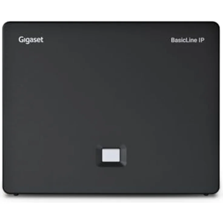 Gigaset BasicLine IP DECT Telefonbasis, HD-Sprachqualität für bis zu 6 Mobilteile, Schwarz – Bild 1