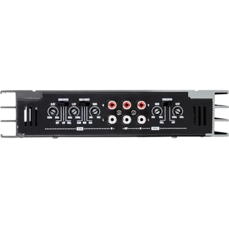 EXCALIBUR X600.4 4-Kanal-Stereoverstärker (2400 W Variabler Crossover 2 Ohm) Verstärker (Anzahl Kanäle: 4) - EXCALIBUR 4-Kanal-Stereo Verstärker, 2400 W, Bass Boost 12 dB, Schwarz – Bild 5