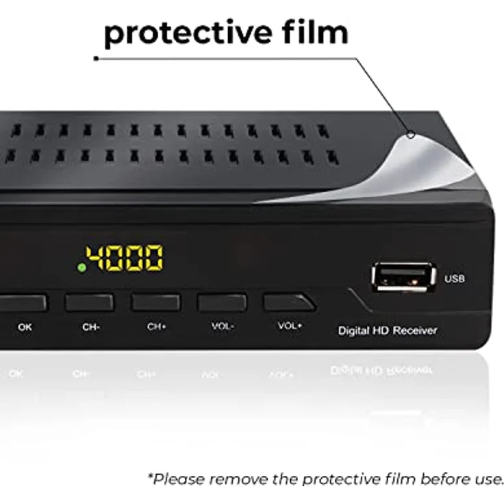 LEYF PA-2211 Kabel Receiver DVB-C Digitales Kabelfernsehen Full HD TV( C2, HDTV, DVB-T/T2, HD, SCART, USB) Kabelfernsehen für alle Kabelanbiete – Bild 2