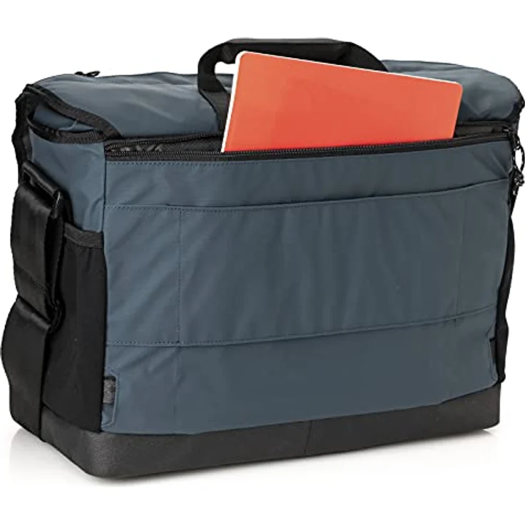 Tenba DNA 9 Slim Messenger Bag, Kameratasche für spiegellose und DSLR-Kameras mit wasserdichtem Boden, Blau – Bild 4