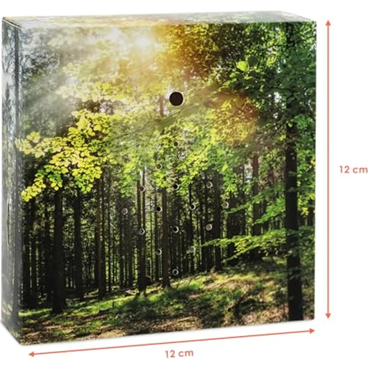 Spetebo 1.01 Soundbox Wald, Bluetooth-Lautsprecher mit beruhigenden Vogelgeräuschen, mehrfarbig, 12 cm – Bild 2