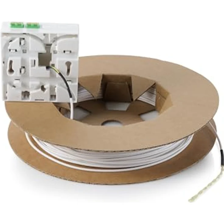 Digitus Fttx Installationskit, Vorkonfektioniert, 4-Faser mit LC/APC Stecker, 50 m, Weiß, ABS Material – Bild 5