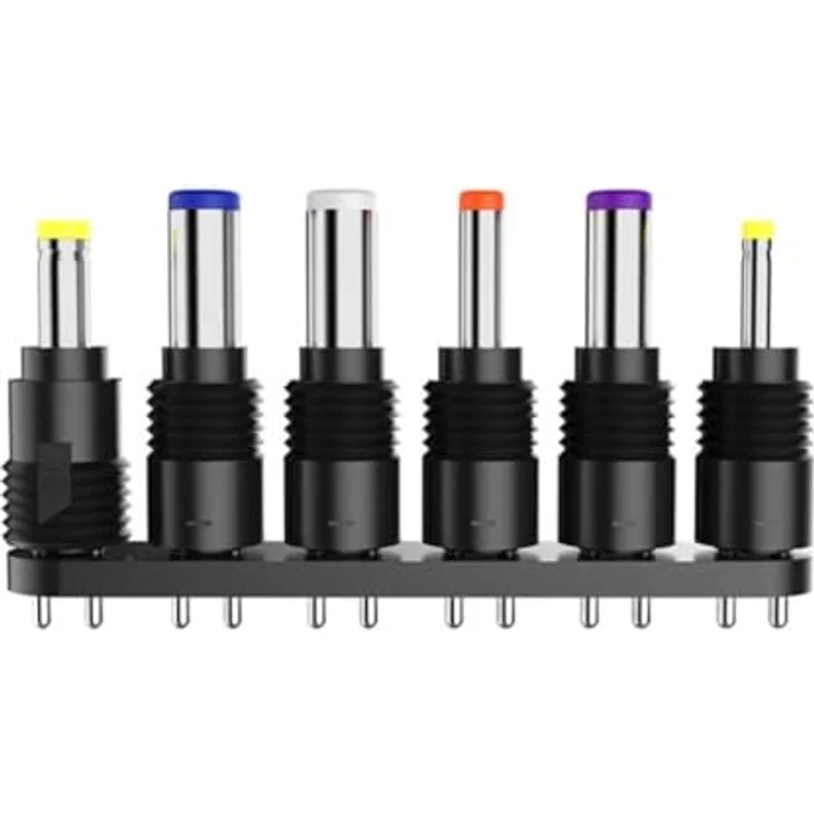 HQ-Power Universelles Schaltnetzteil, einstellbare Ausgangsspannung 13.5-30 VDC, 1 A, 30 W, kompakt, 100-240 V AC, 1.8 m Kabel, 6 austauschbare Stecker – Bild 3