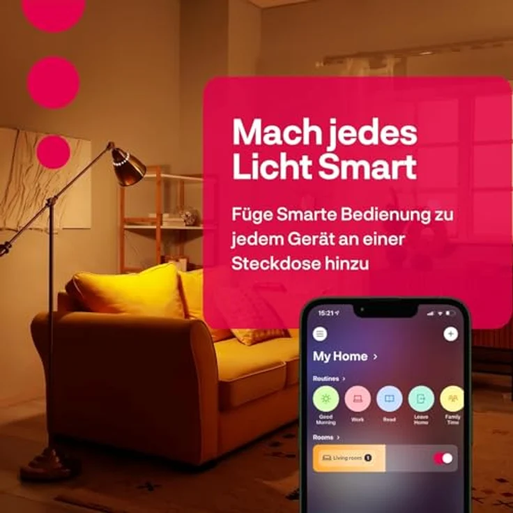 Innr Smart Plug, Slimme Zigbee Stekker 3680W mit Stroommeting, 10-Pack, Weiß – Bild 3