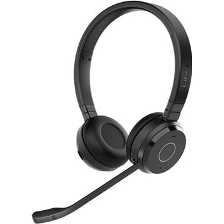 Jabra Evolve 65 TE Link MS Stereo Wireless Kopfhörer - Microsoft Teams zertifiziert, Dual Connectivity, 12 Stunden Akkulaufzeit, rot – Bild 1
