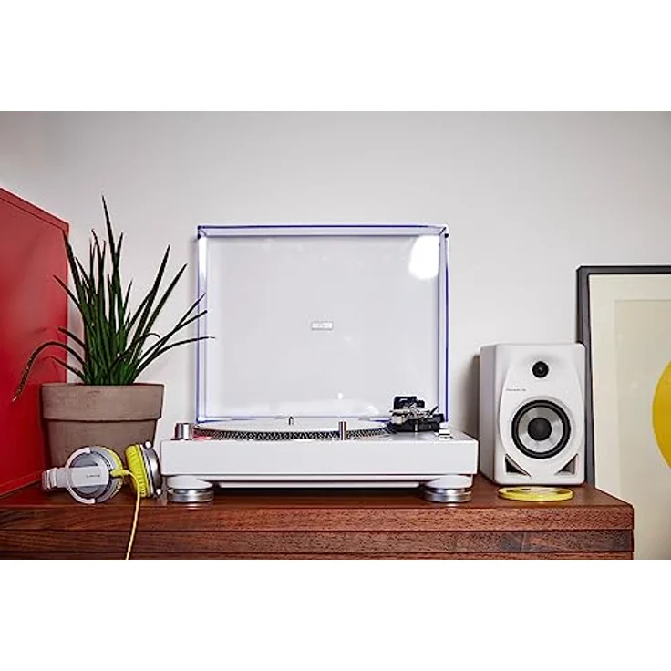 Pioneer DM-40D, 2-Wege PC-Lautsprecher mit 38 W, weiß, Class-D-Verstärker und druckvollem Bassklang – Bild 4