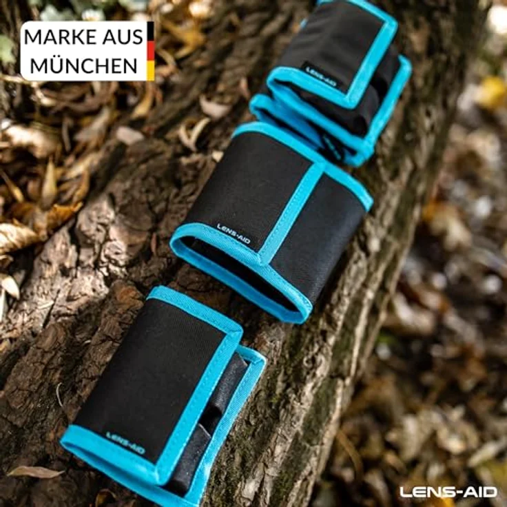 LENS-AID Akku Tasche für 2 Kamera-Akkus, Kompakt und stabil, Aufbewahrung für Batterien und Speicherkarten, kompatibel mit Canon, Sony, Fuji, GoPro, DJI Mini u.v.m. – Bild 2