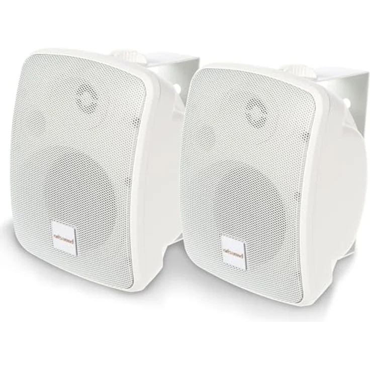 Artsound ASW65.2, 2er-Set wasserdichte Lautsprecher, 2-Wege-HiFi-Lautsprecher, 20-140 Watt, mit, Weiß – Bild 2