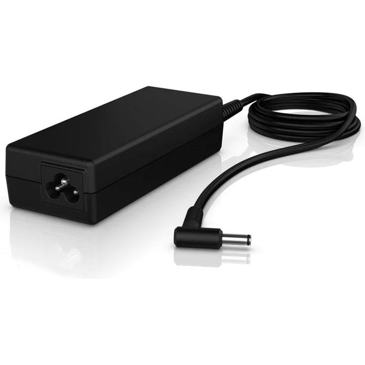 HP Smart (90 W) Notebook-Netzteil, Schwarz mit Smart-Pin-Technologie und Überspannungsschutz
