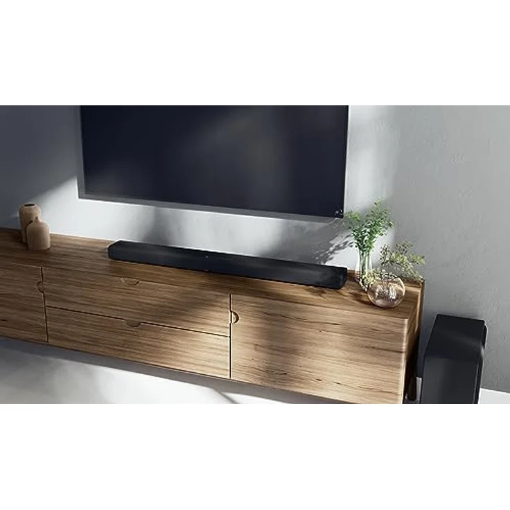 Yamaha - TRUE X BAR 50A Soundbar mit Dolby Atmos, kabellosem Subwoofer und Alexa eingebaut - Schwarz – Bild 3