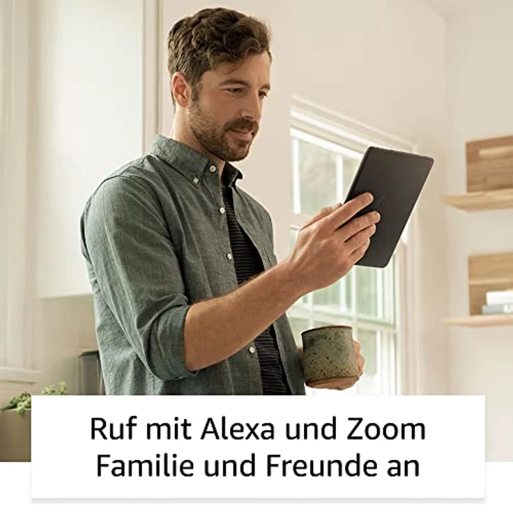 Fire HD 8-Tablet, 8-Zoll-HD-Display, 64 GB, 30 % schnellerer Prozessor, für Unterhaltung unterwegs (2022), schwarz, mit Werbung – Bild 5