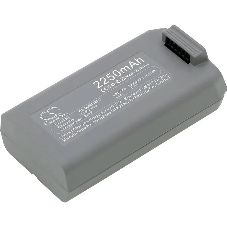 CS Cameron Sino CS-DJM120RC, LiPo Modellbau-Akkupack für DJI Mavic Mini SE und Mini 2, 2250 mAh, 7.7 V, hohe Energiedichte, kompakt und leicht