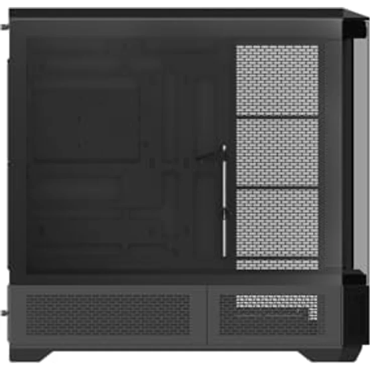 Thermaltake View 600 TG, Full Tower PC-Gehäuse mit vier TG-Blenden und Unterstützung für E-ATX-Motherboards, schwarz – Bild 3