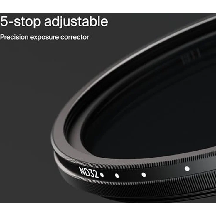 Urth 82 mm Variabler Graufilter ND2-32 (1-5 Stop) ND Filter (Plus+) – Bild 4