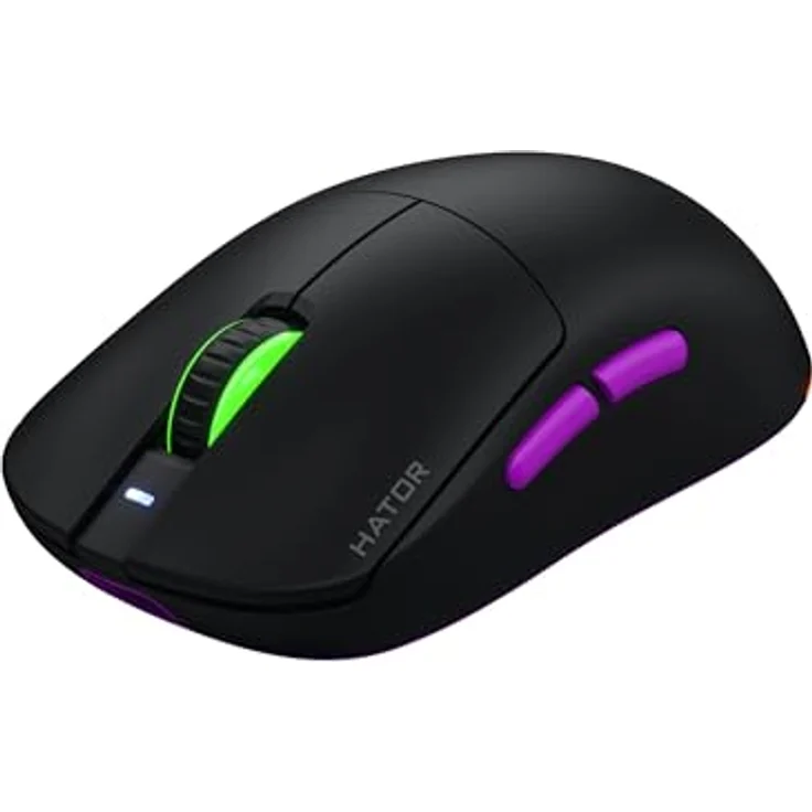 Hator Quasar 3 Ultra 8K Wireless (Kabellos, Kabelgebunden), Maus, Schwarz – Bild 3