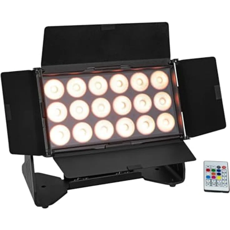Eurolite AKKU Multiflood IP 18x10W RGBW Wash CRMX, Scheinwerfer mit 18x10W LED, Mehrfarbig, IP-zertifiziert – Bild 2