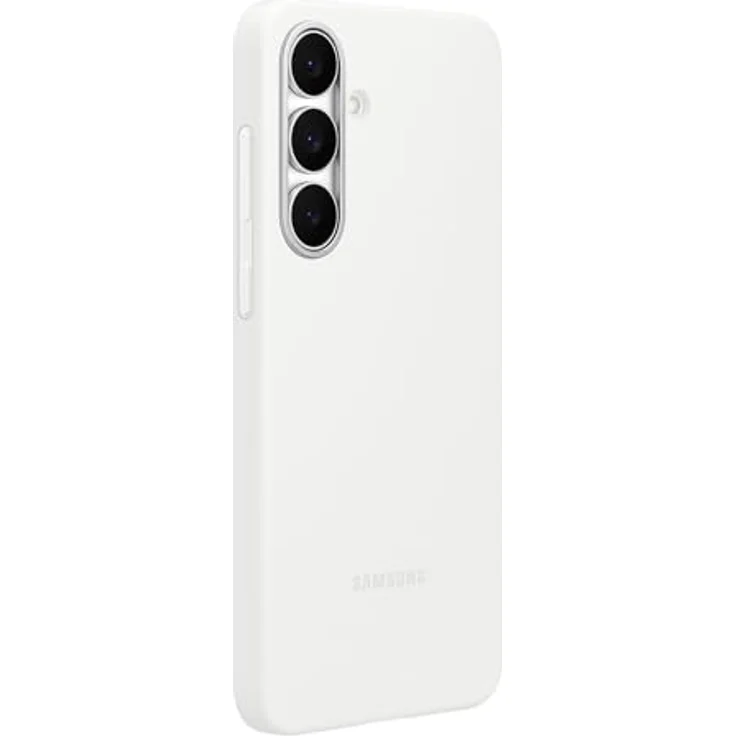 Samsung Silicone Case für Galaxy S25 FE, Smartphone Hülle mit weicher Textur, Weiss – Bild 4
