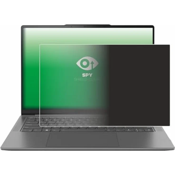 upscreen Blickschutzfolie für Lenovo Yoga Pro 7 Gen 8 14", Anti-Spy, Blaulichtfilter, blasenfreie Montage, made in Germany – Bild 2