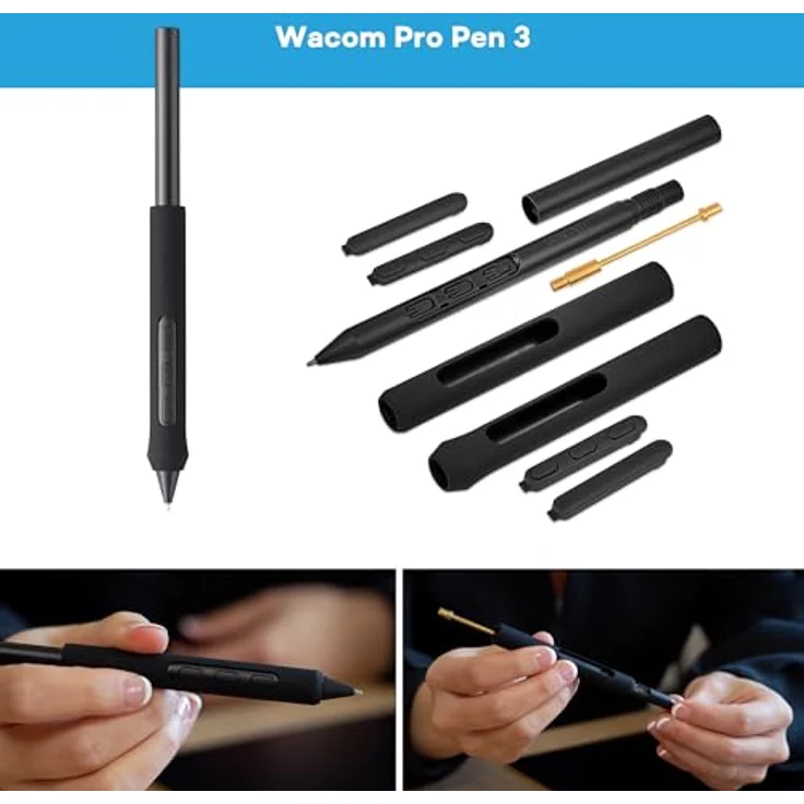 Wacom Intuos Pro Medium, Grafiktablett mit kabellosem Stift, 8192 Druckniveaus, Schwarz – Bild 3